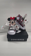 Load and play video in Gallery viewer, Minnie Mouse Converse Shoes
