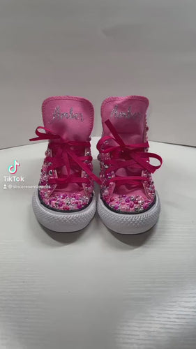 Shades of Pink Custom Converse