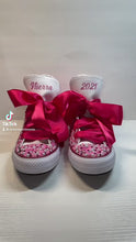 Load and play video in Gallery viewer, Shades of Pink Converse Shoes (Adults)
