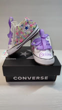 Load and play video in Gallery viewer, Unicorn Converse Shoes
