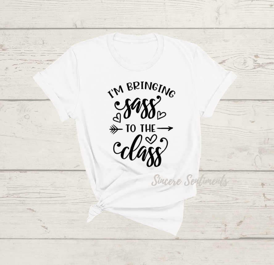 Sass to Class Tee - Sincere Sentiments