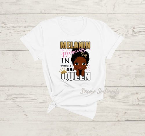 Melanin Princess Tee - Sincere Sentiments