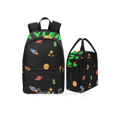 Space Backpack and Lunch Bag Set - Sincere Sentiments