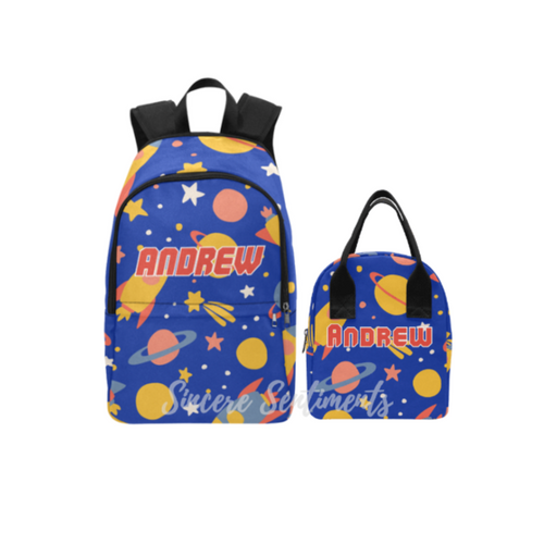 Galaxy Blue Backpack Set - Sincere Sentiments