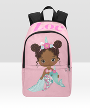 Load image into Gallery viewer, Pink Mermaid Backpack and Lunch Bag Set - Sincere Sentiments
