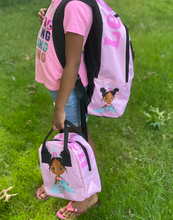 Load image into Gallery viewer, Pink Mermaid Backpack and Lunch Bag Set - Sincere Sentiments
