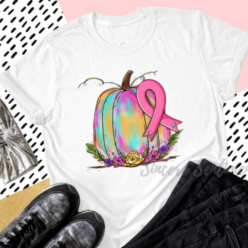 Floral Pumpkin Tee - Sincere Sentiments