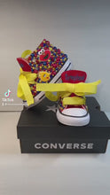 Load and play video in Gallery viewer, Custom Converse | Bling Shoes | Rhinestone | Birthday Theme | Personalized | Bedazzled Shoes | Kids Shoes
