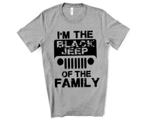 Load image into Gallery viewer, Black Jeep Tee - Sincere Sentiments
