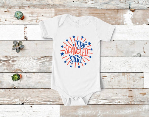 Star Spangled Stud Bodysuit - Sincere Sentiments