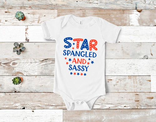 Star Spangled & Sassy Bodysuit - Sincere Sentiments