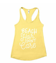 Load image into Gallery viewer, Beach Hair Don&#39;t Care Tank - Sincere Sentiments
