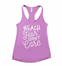 Load image into Gallery viewer, Beach Hair Don&#39;t Care Tank - Sincere Sentiments
