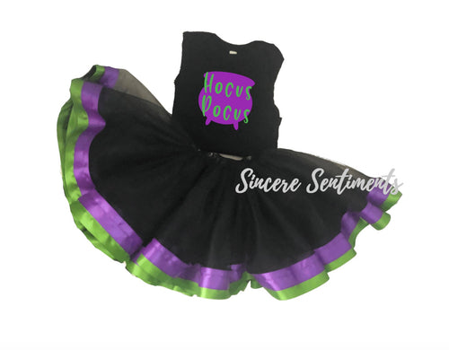 Witch Costume Ribbon Tutu Set - Sincere Sentiments