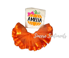 Load image into Gallery viewer, Pumpkin Ribbon Tutu Set - Sincere Sentiments
