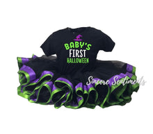 Load image into Gallery viewer, Baby&#39;s First Halloween Ribbon Tutu Set - Sincere Sentiments
