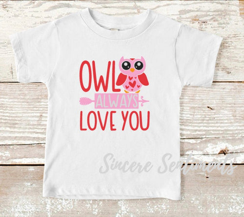 Owl Valentine Tee - Sincere Sentiments