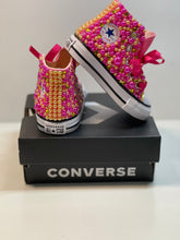 Load image into Gallery viewer, Custom Pink Lemonade Converse
