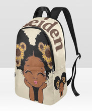 Load image into Gallery viewer, Personalized Sunflower Beauty Back Pack
