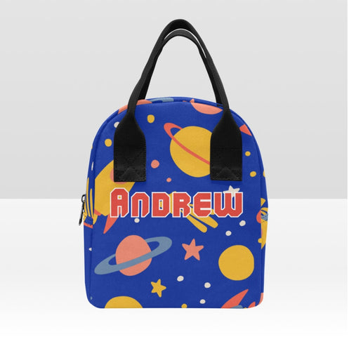 Blue Galaxy Lunch Bag