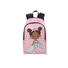 Load image into Gallery viewer, Personalized Pink Mermaid Backpack &amp; Lunch Bag Bundle
