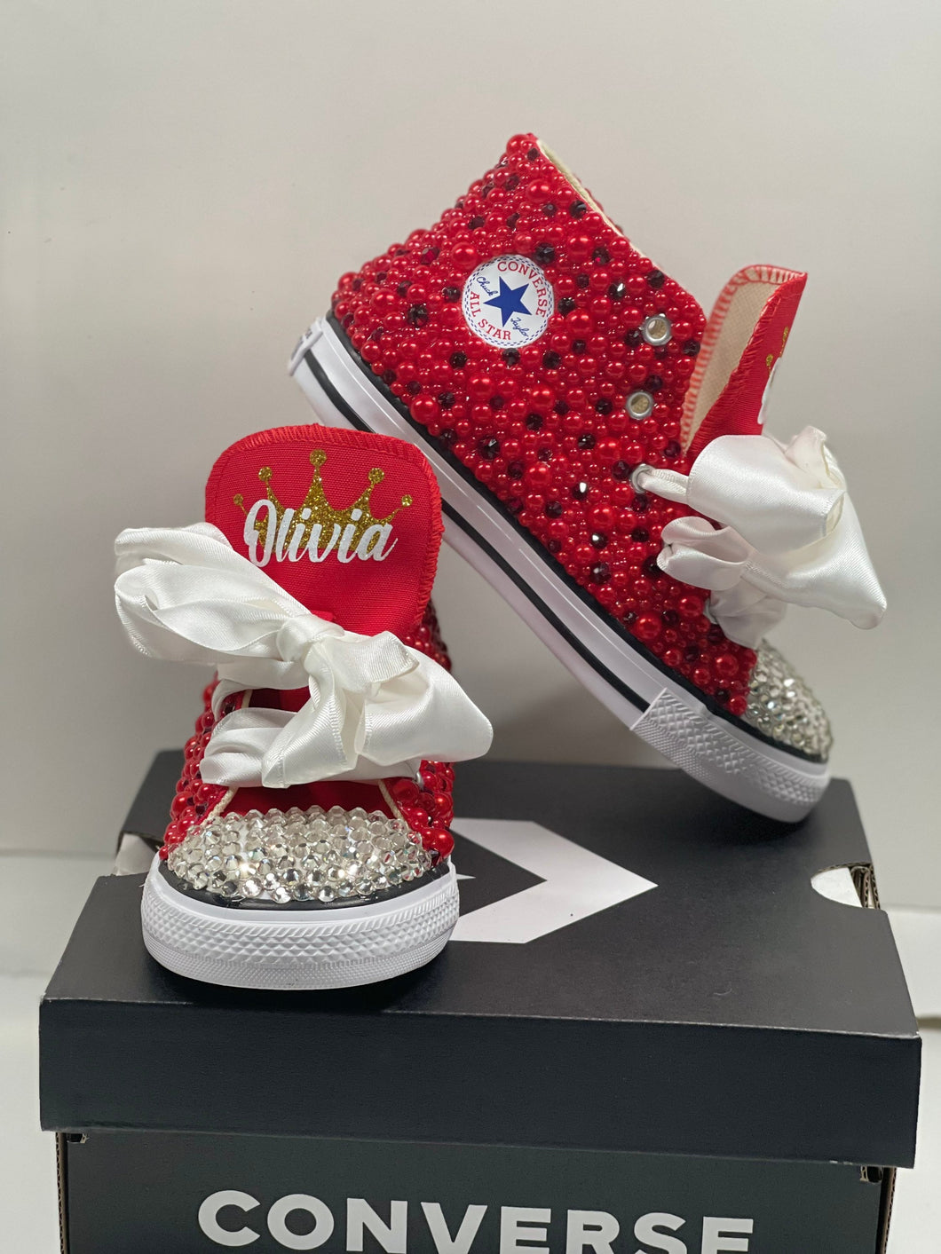 Custom Classic Red Converse