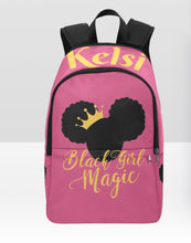 Load image into Gallery viewer, Black Girl Magic Personalized Back Pack
