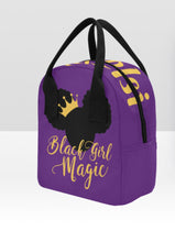 Load image into Gallery viewer, Black Girl Magic Personalized Lunch Bag
