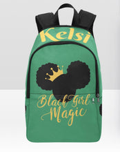 Load image into Gallery viewer, Black Girl Magic Personalized Back Pack
