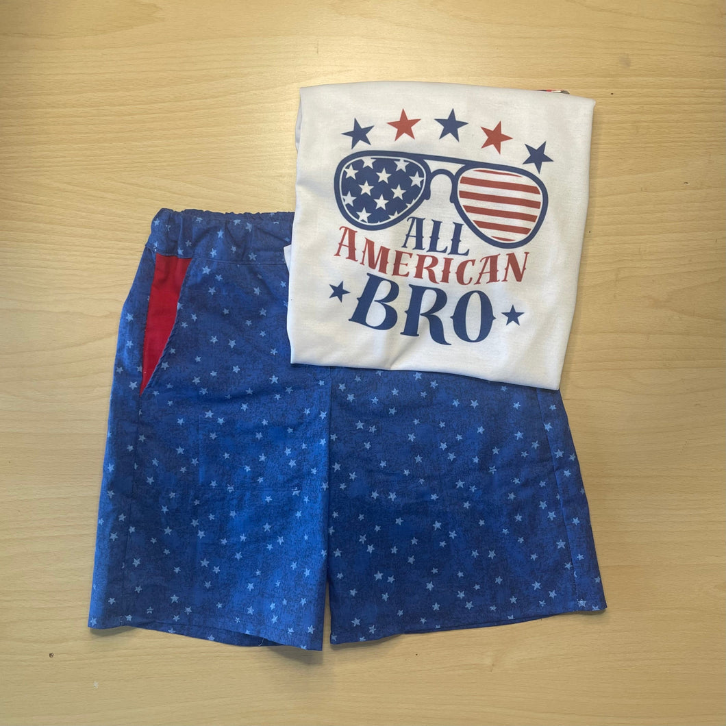 All American Shorts Set