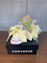 Load image into Gallery viewer, Princess &amp; the Frog Converse | Bling Shoes | Frog Princess | Rhinestone | Birthday Theme | Personalized | Bedazzled Shoes | Kids Shoes
