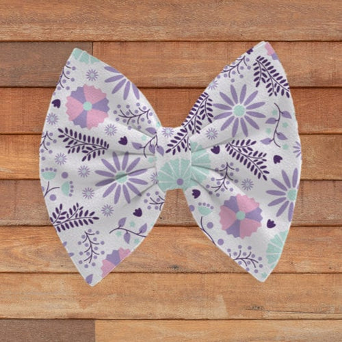 Purple Flowers Bow - Sincere Sentiments