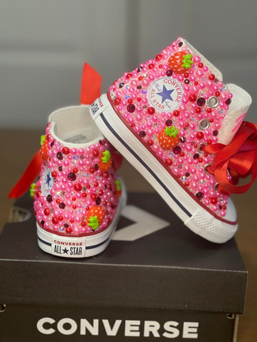 Strawberry Themed Converse