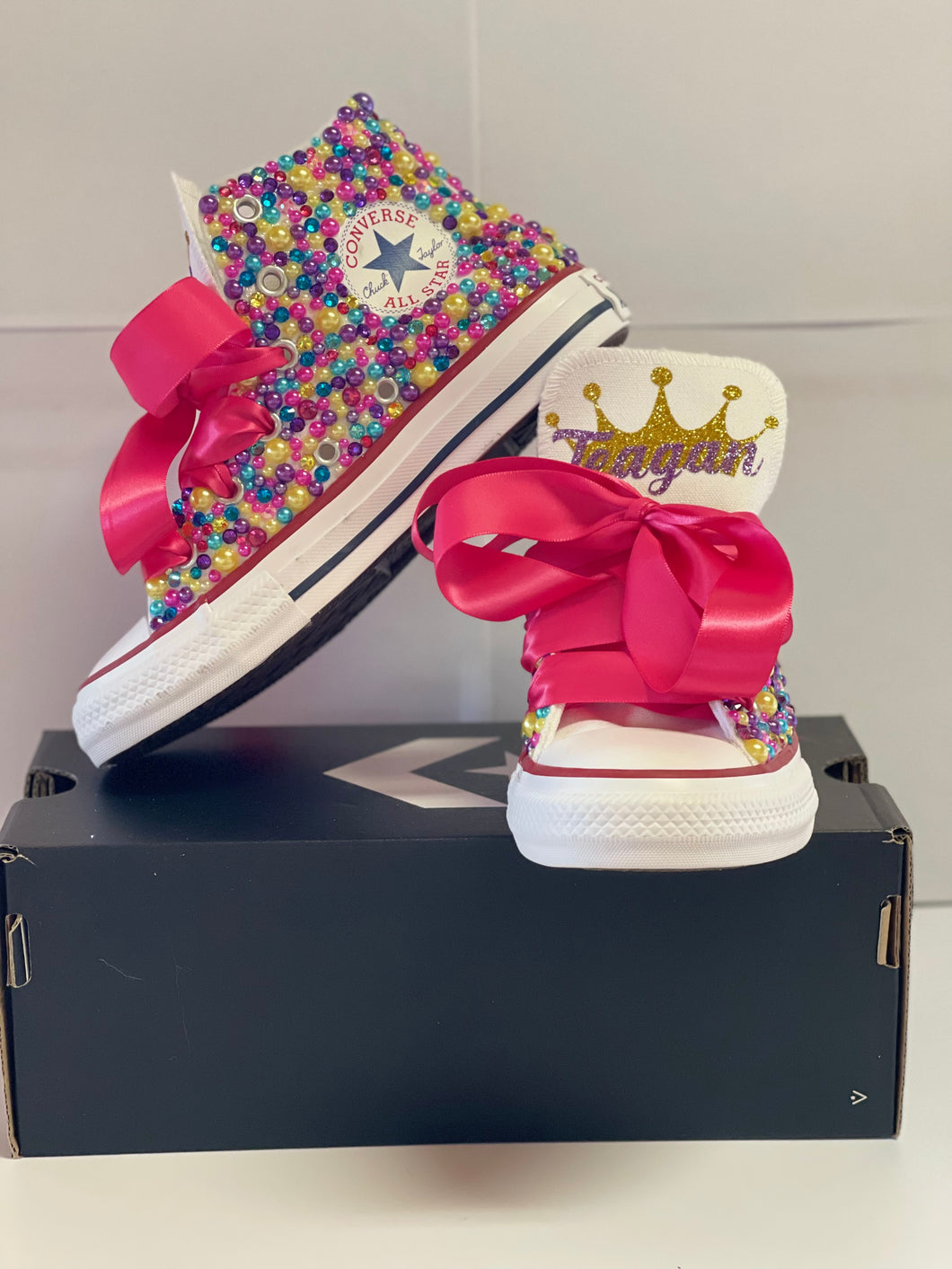 Poppin’ Princess Converse Shoes - Sincere Sentiments