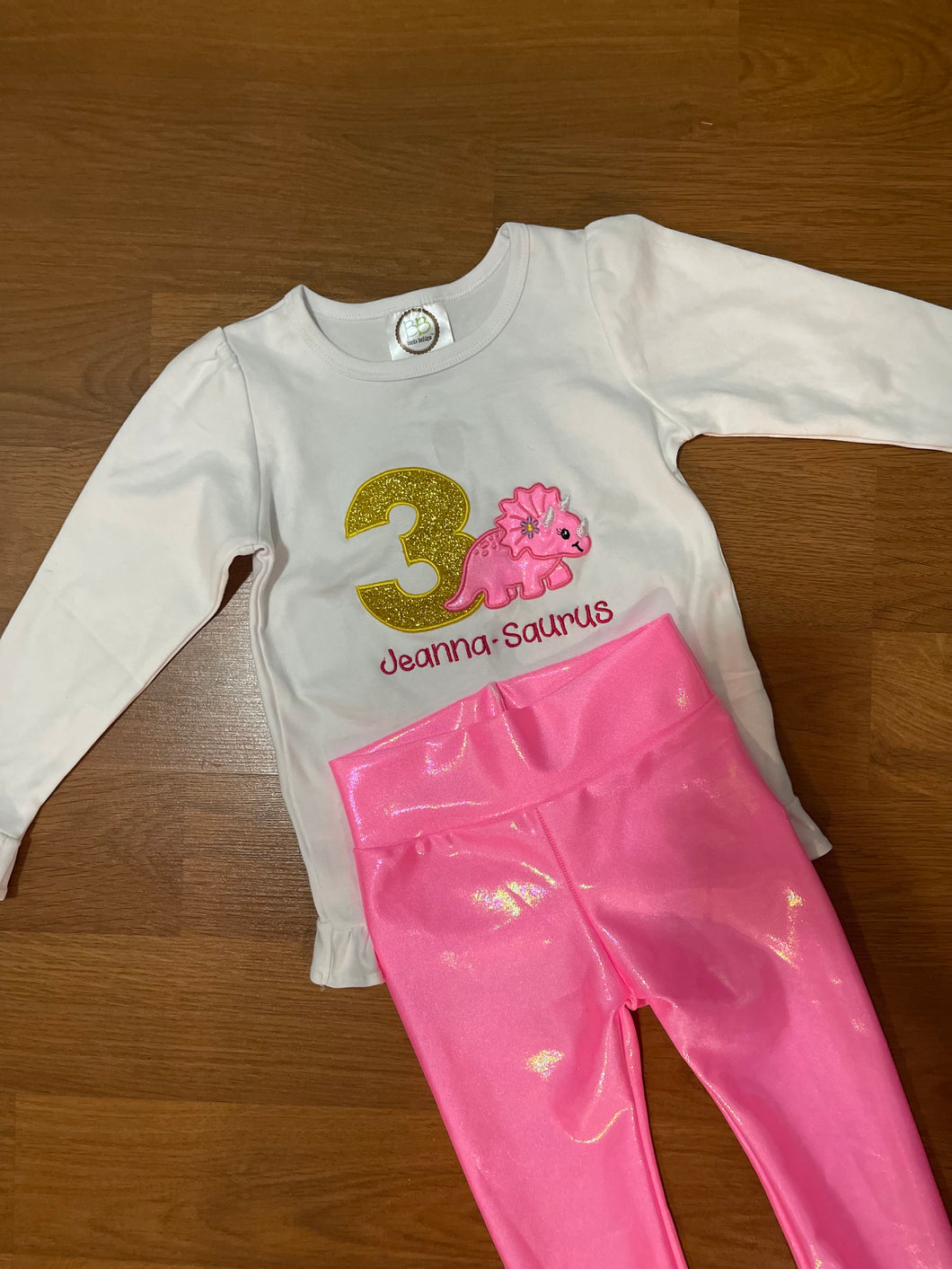 Dino Birthday Pant Set - Sincere Sentiments