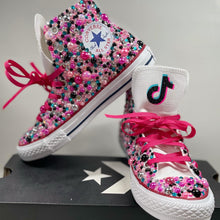 Load image into Gallery viewer, Tik Tok Converse Shoes - Sincere Sentiments
