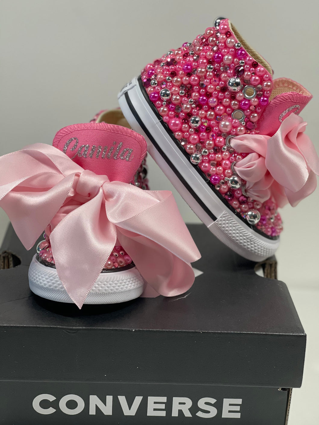 Shades of Pink Converse Shoes - Sincere Sentiments